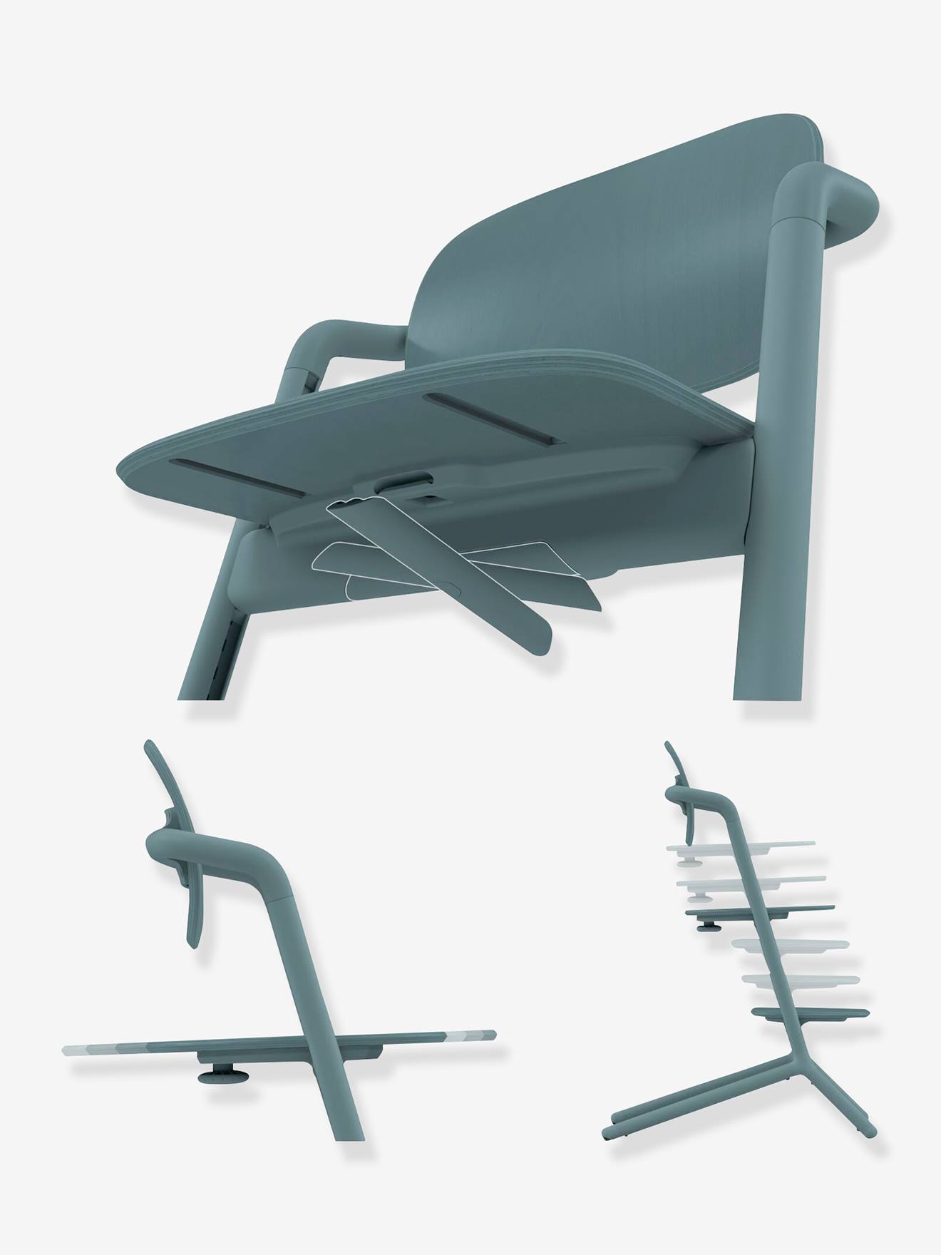 Chaise haute évolutive avec transat Cybex Lemo 2 sand white