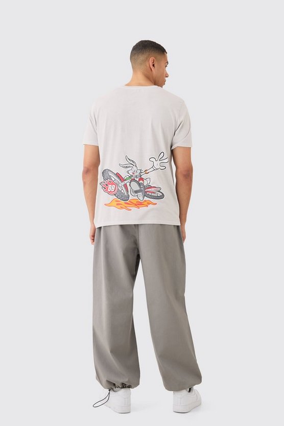 Oversize T-Shirt mit lizenziertem Looney Tunes Bugs Bunny Print