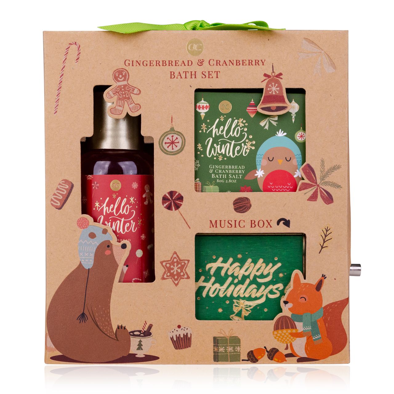 accentra Badeset HELLO WINTER in Geschenkbox