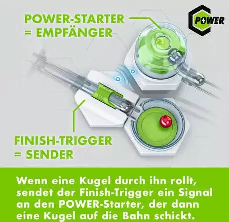 GraviTrax POWER Element Starter & Finish - Kugelbahn-Erweiterung für Kinder ab 8 Jahren