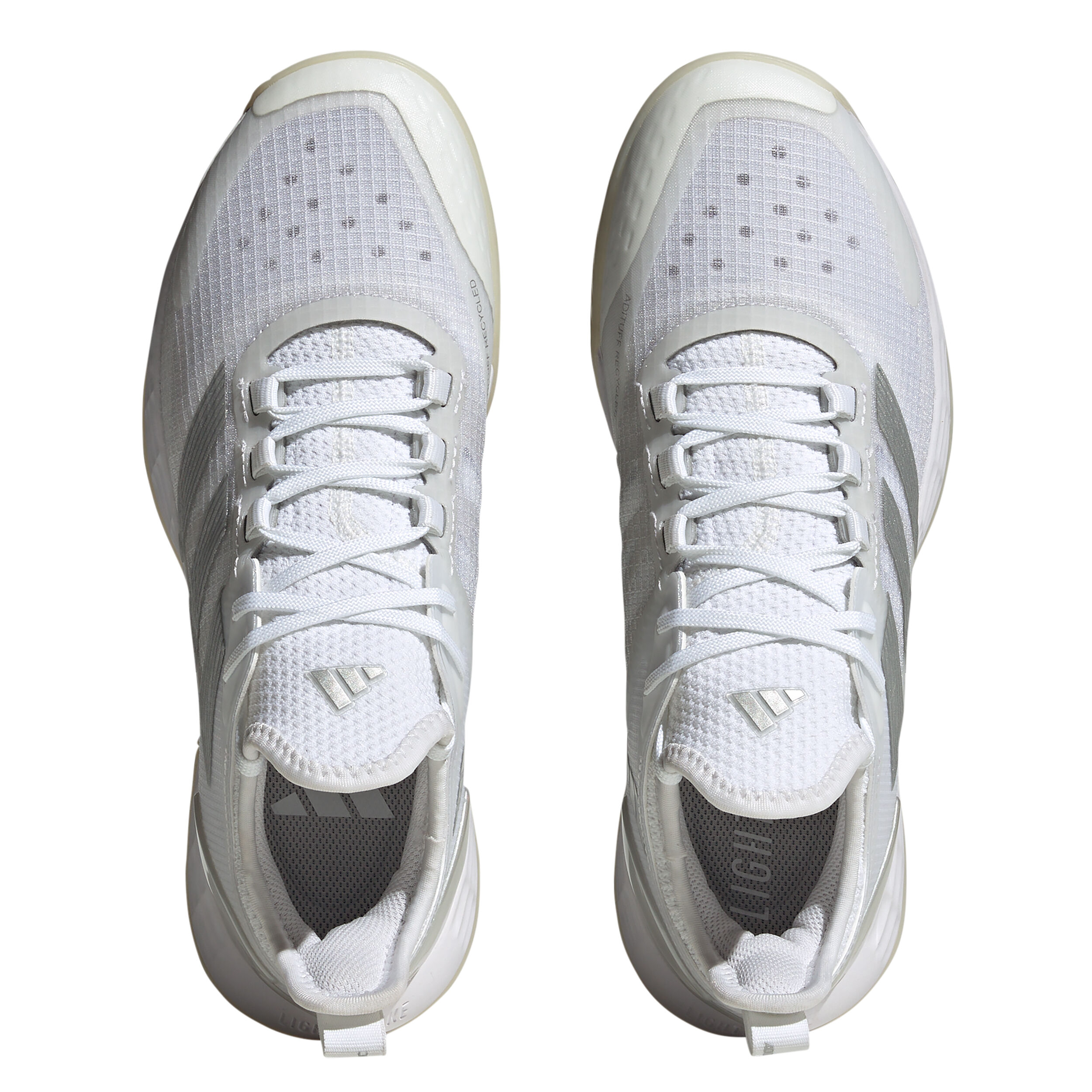 Adizero Ubersonic 4.1 Allcourtschuh Damen - Weiß, Silber