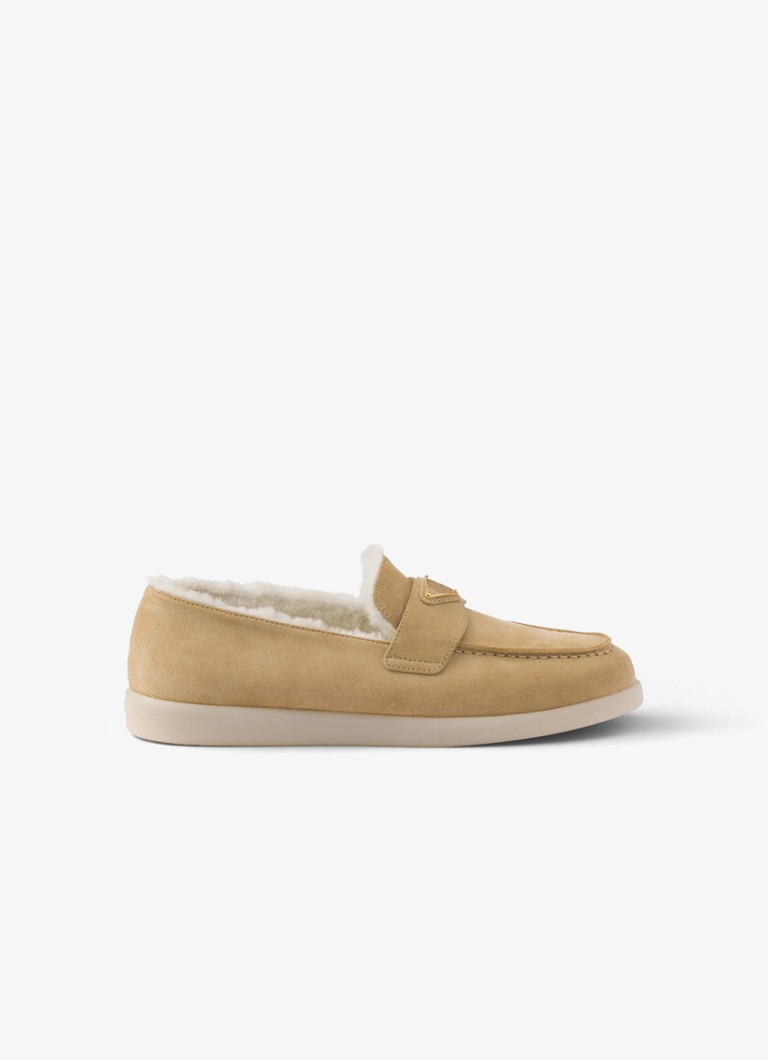 Mocassins de camurça Prada