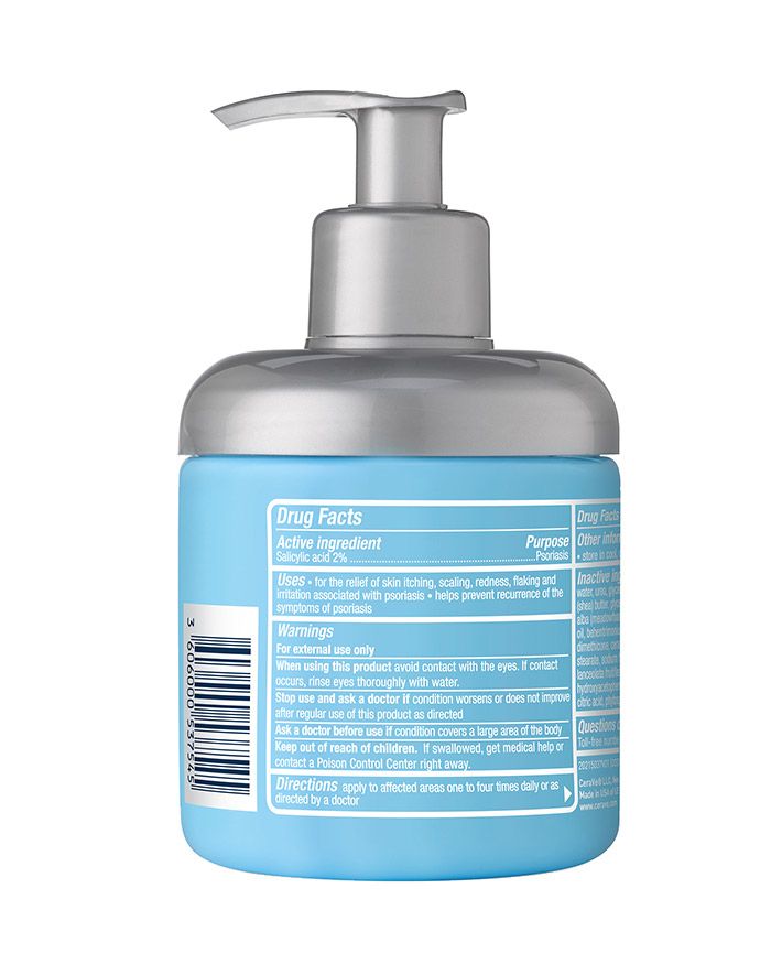 Crème hydratante pour le psoriasis. Soin hydratant pour le psoriasis à l'acide salicylique.