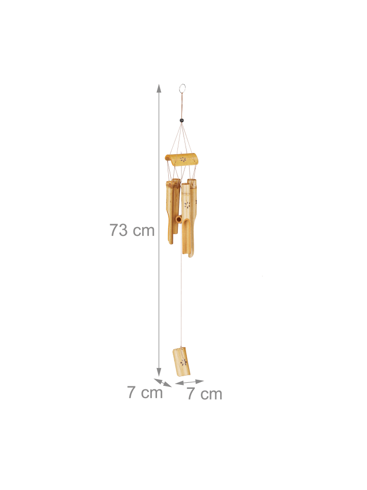 relaxdays Windspiel in Natur günstig kaufen onesize