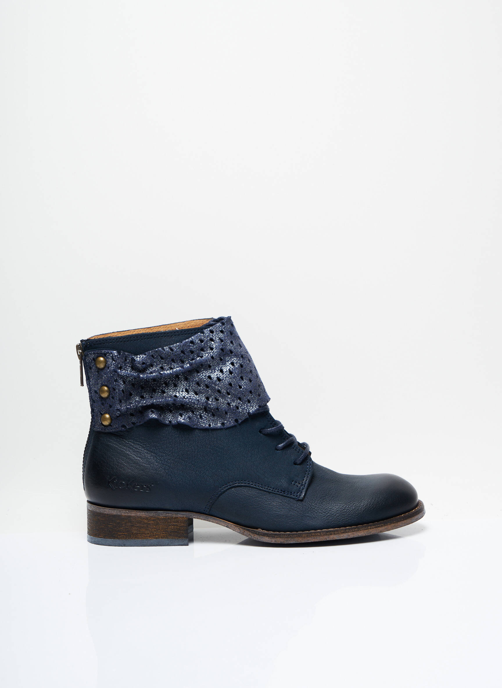 Kickers Bottines Femme couleur bleu