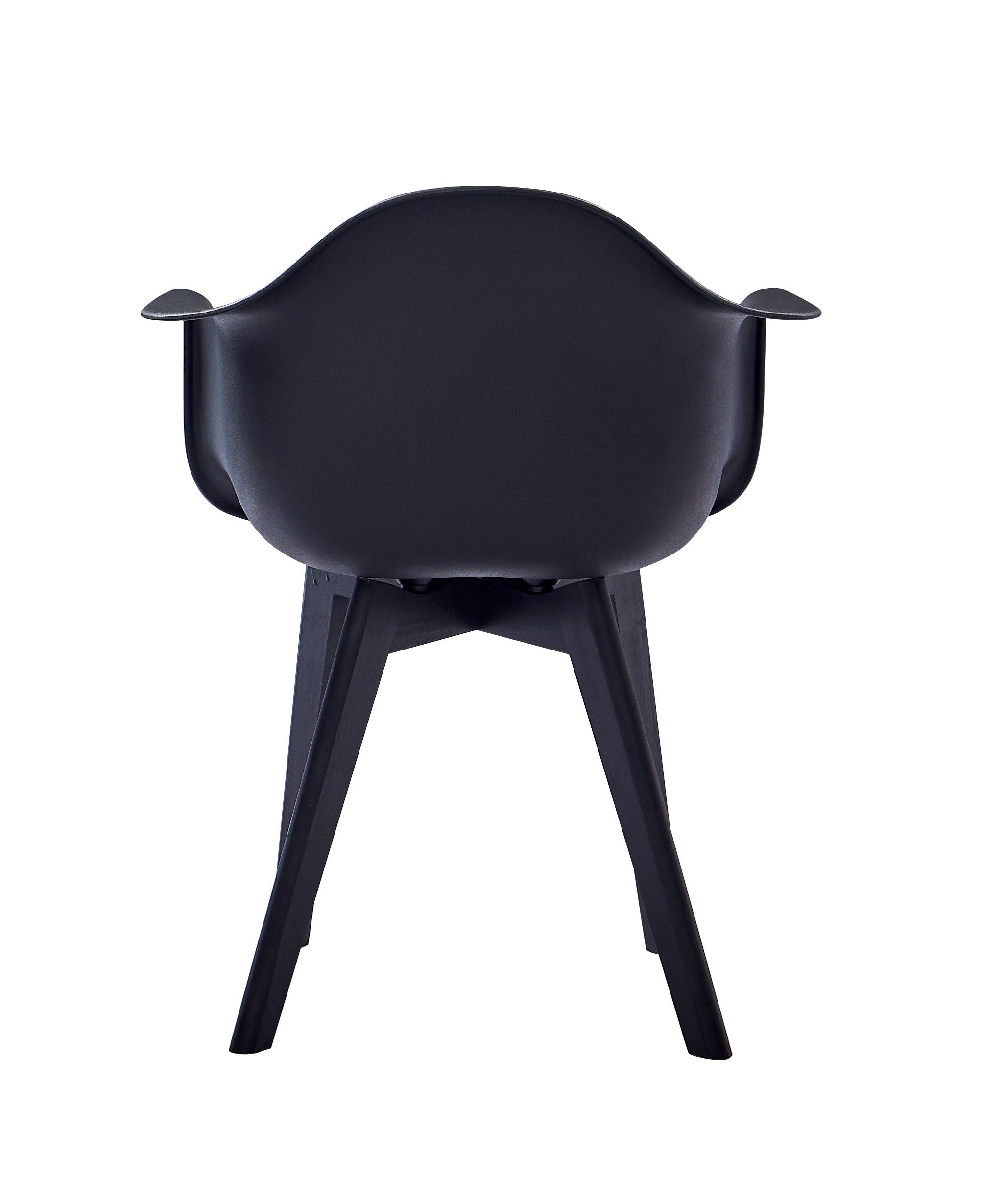 Junado® Schalenstuhl Luis, bequemer Esszimmerstuhl im Retro-Design