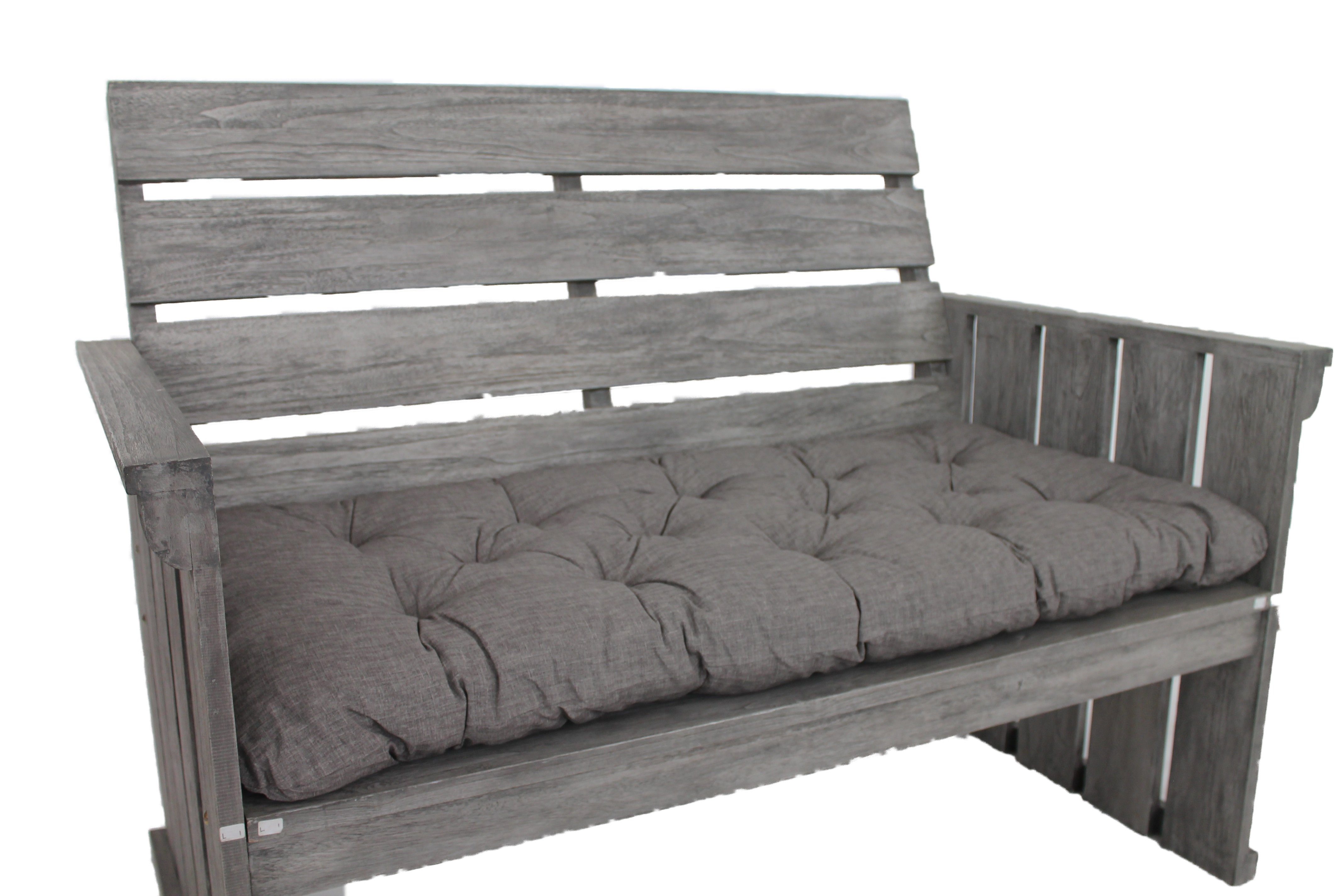 Home Feeling Sitzkissen Loungekissen 2er Bank, ca. 113x55x10cm, für den Outdoorbereich