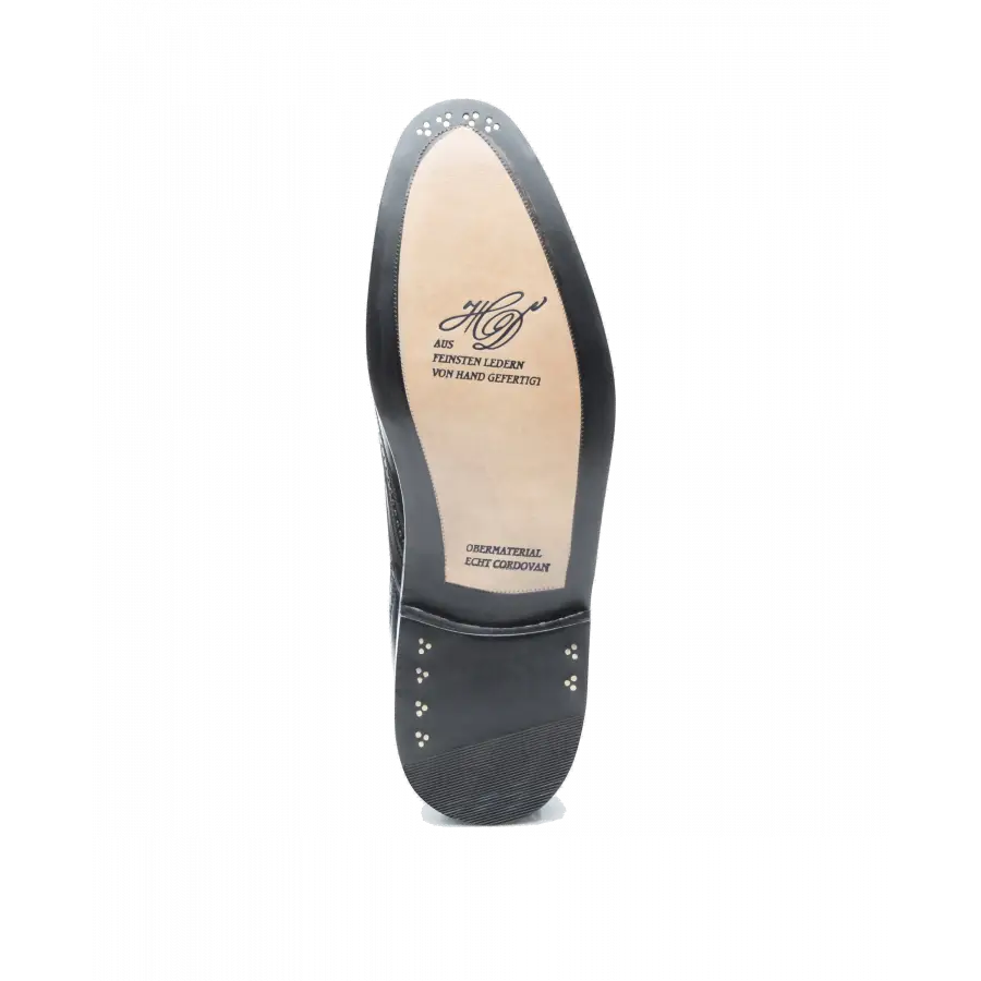 Heinrich Dinkelacker - Businessschuhe Derby LUZERN FULL-BROGUE C Cordovan - schwarz