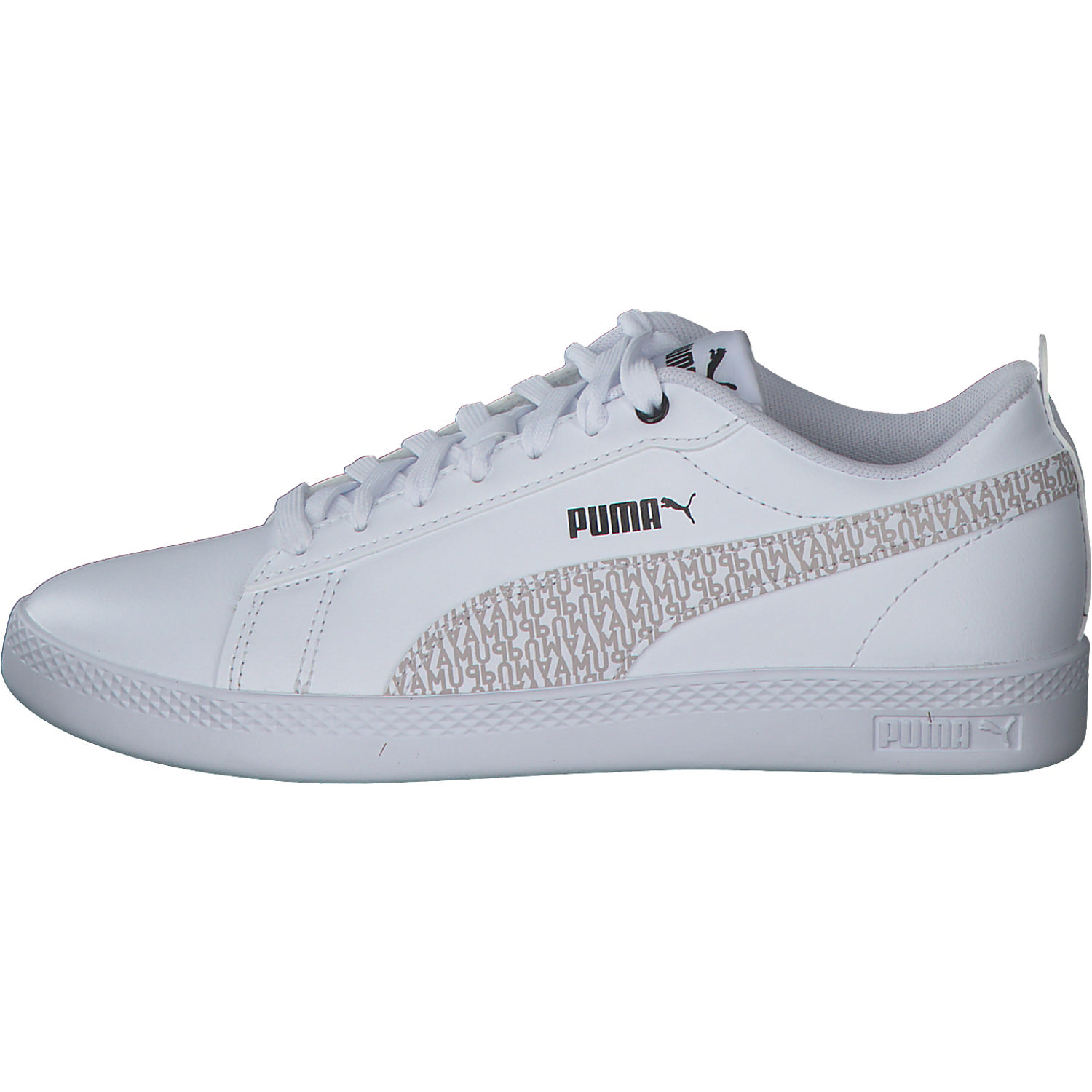 Puma Smash Wns v2 Mono 387637, Sneakers Low, Damen, Weiß