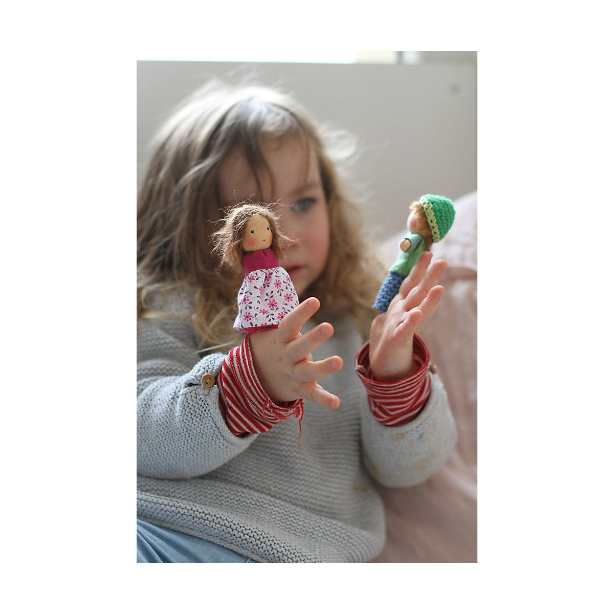 Fingerpüppchen häkeln und nähen