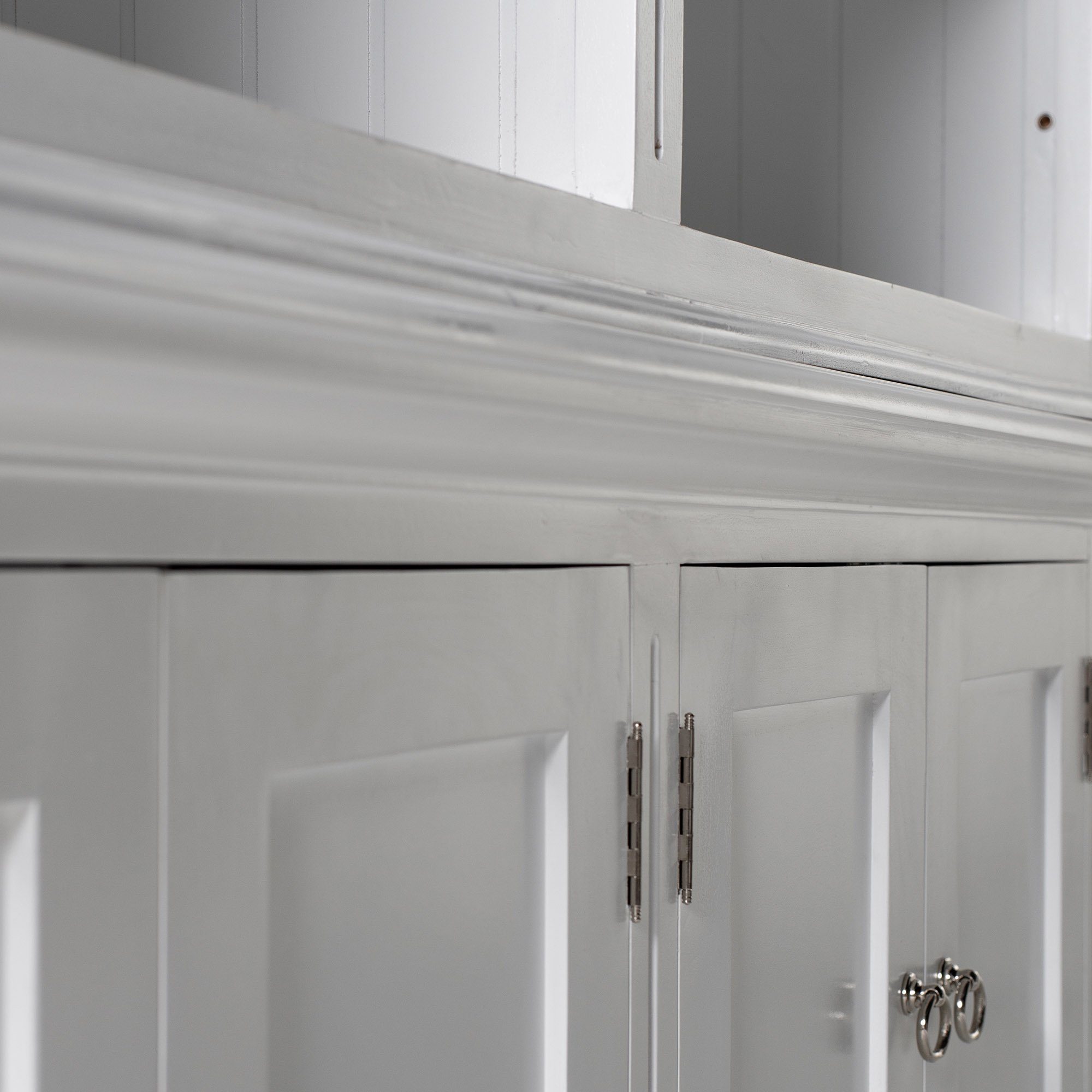 Novasolo Küchenbuffet Skansen Verstellbare Regale, Triple-Bay Hutch Kabinett