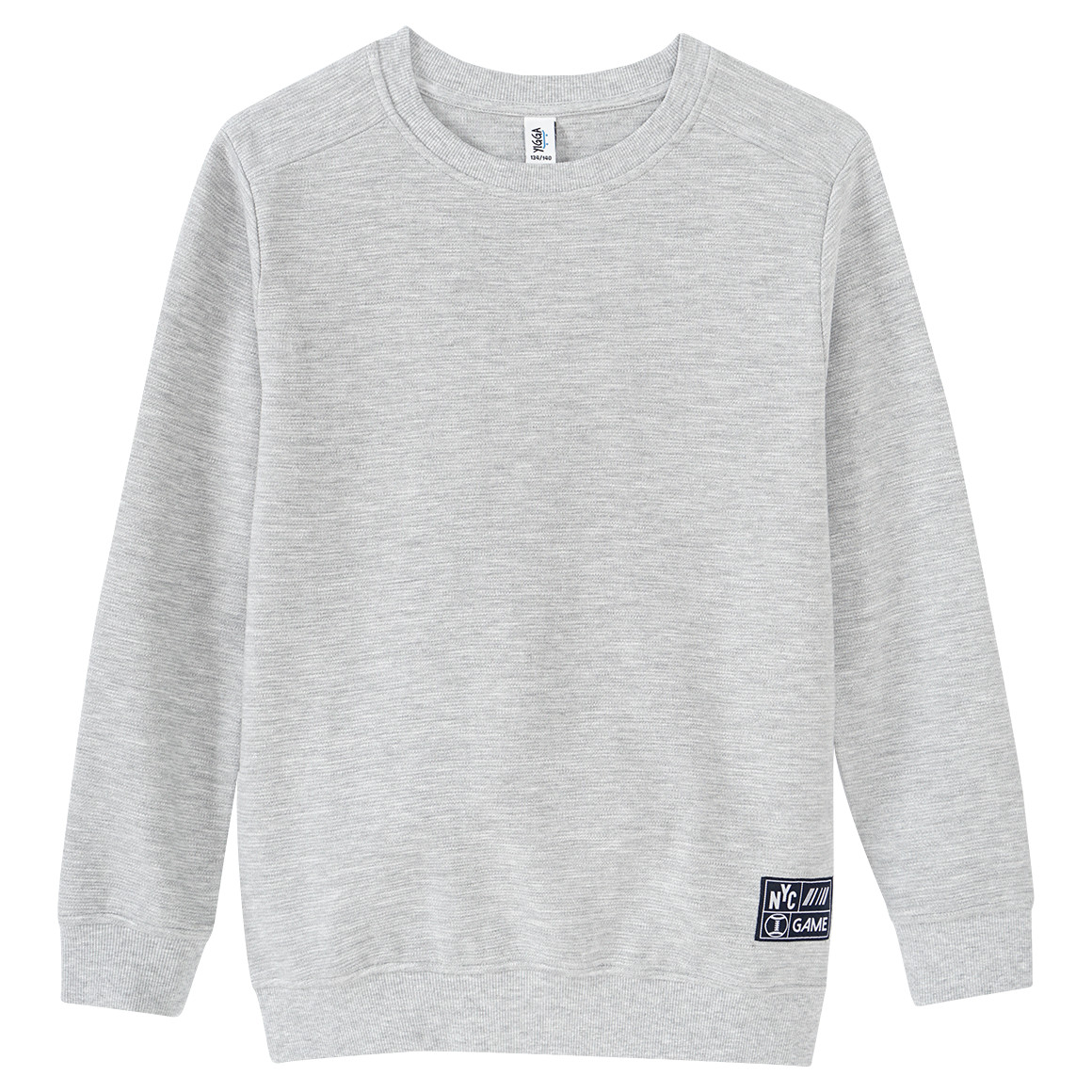 Jungen Sweatshirt mit Rippstruktur