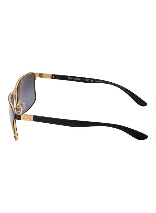 Ray Ban, Sonnenbrille, Metall, schwarz-gold