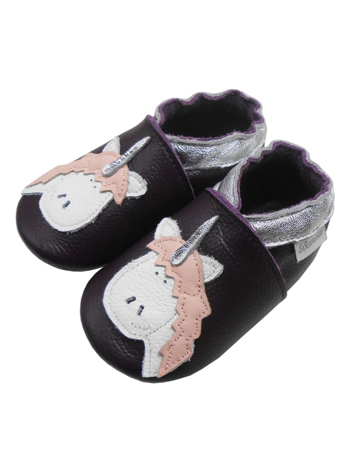 Yalion Baby Krabbelschuhe in Einhorn Dunkellila günstig kaufen