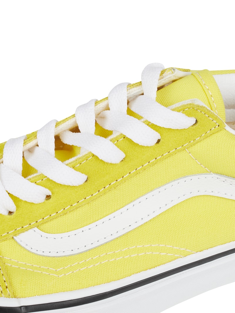 Sneaker aus Canvas in gelb