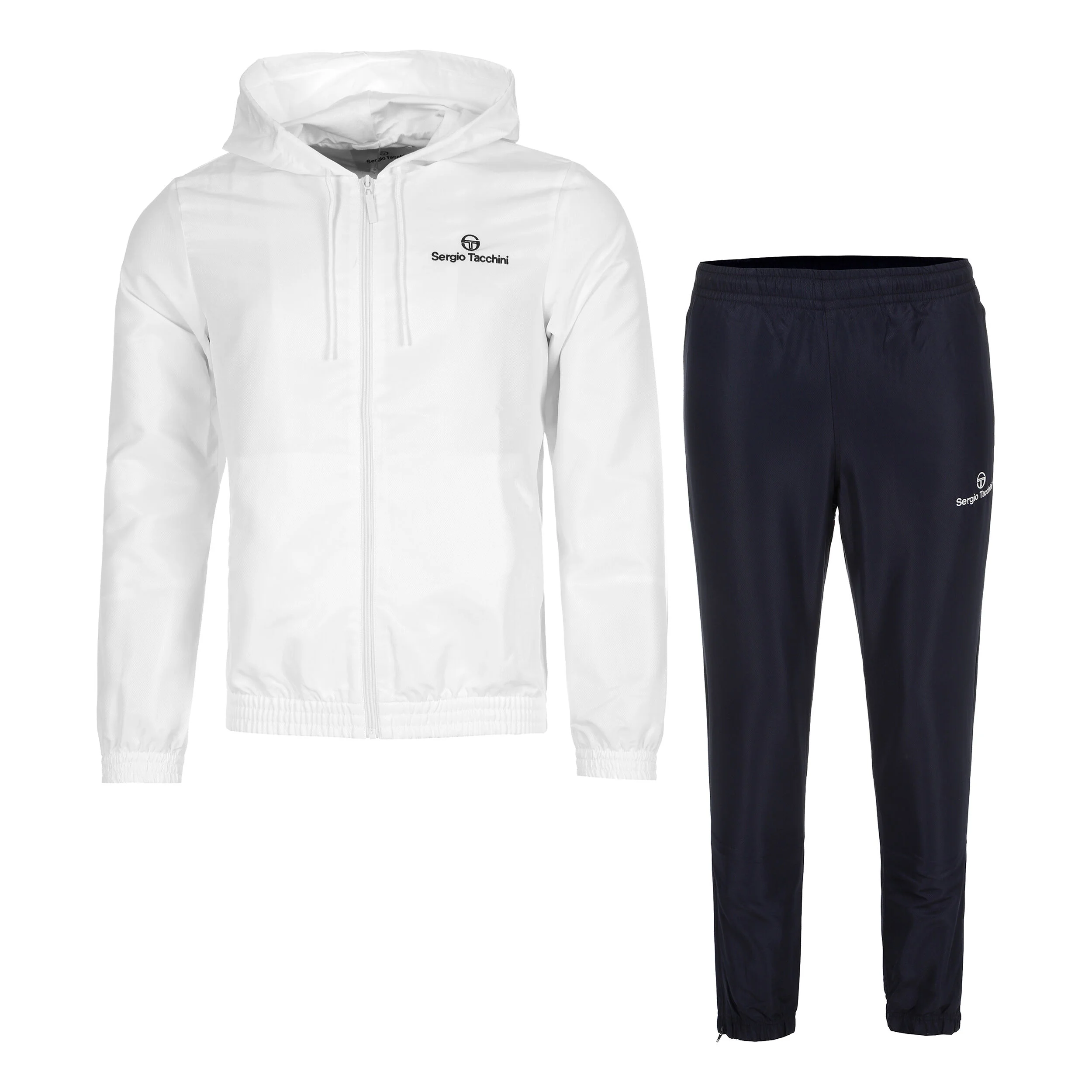 Carson Hoody Trainingsanzug Herren - Blau, Weiß