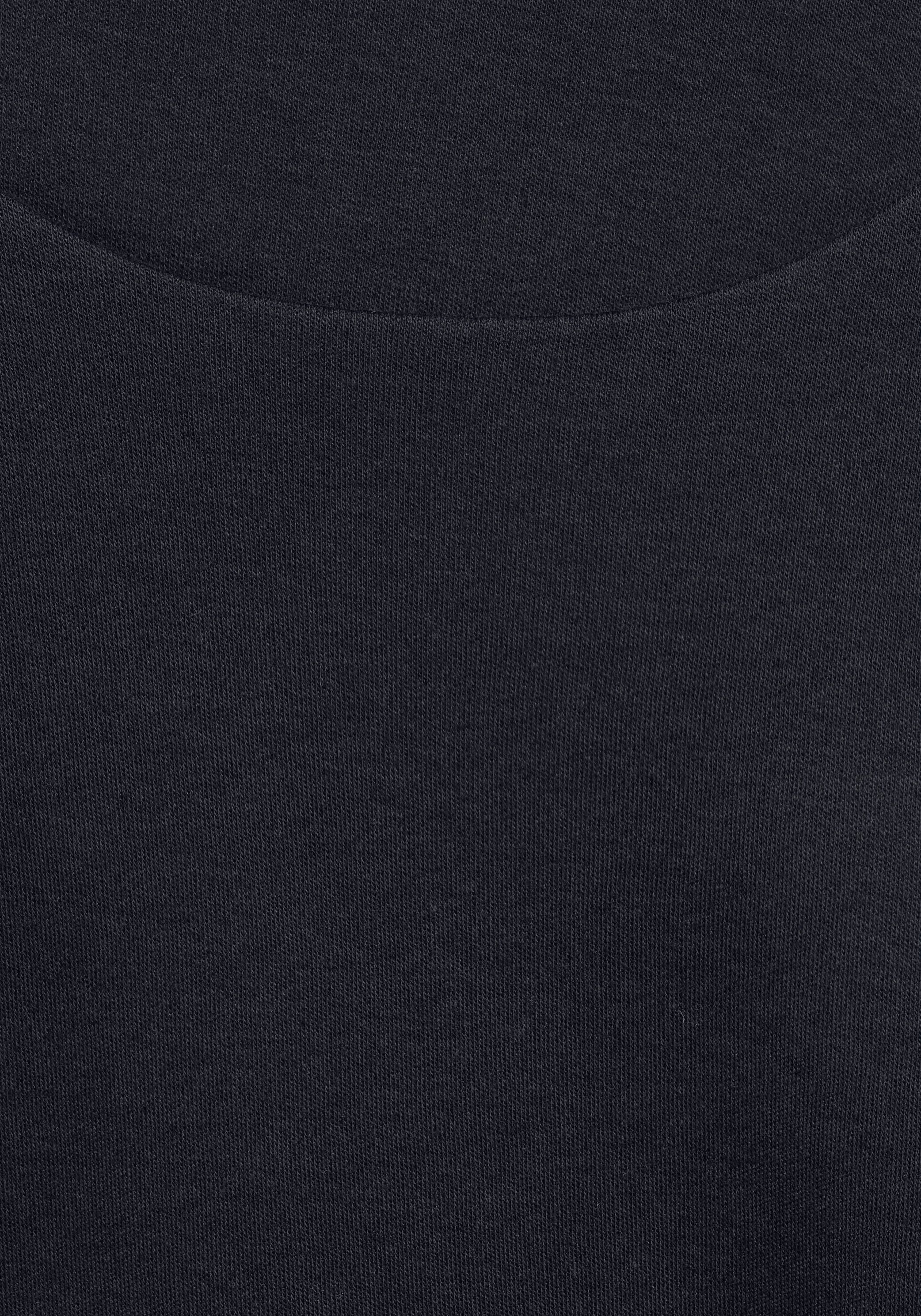 STREET ONE 3/4-Arm-Shirt Style Pania mit extra Futter an der Vorderseite