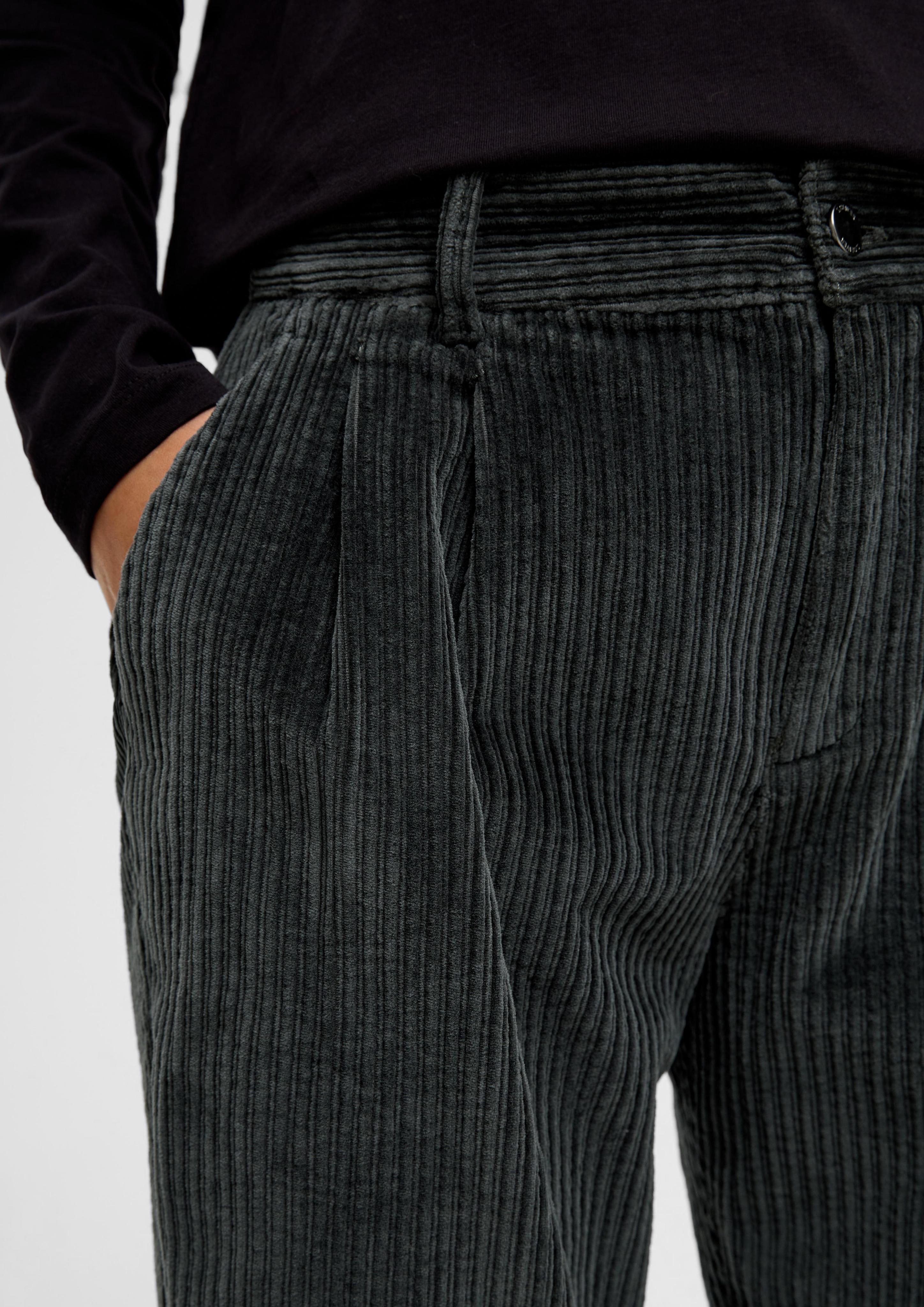 Regular: Bundfaltenhose aus Cord  2138060-7909