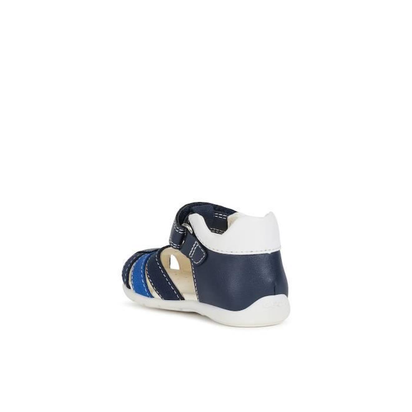 GEOX Sandales Primi Passi B Elthan Bleu Marine et Bleu Roi Bébé Garçon bleu