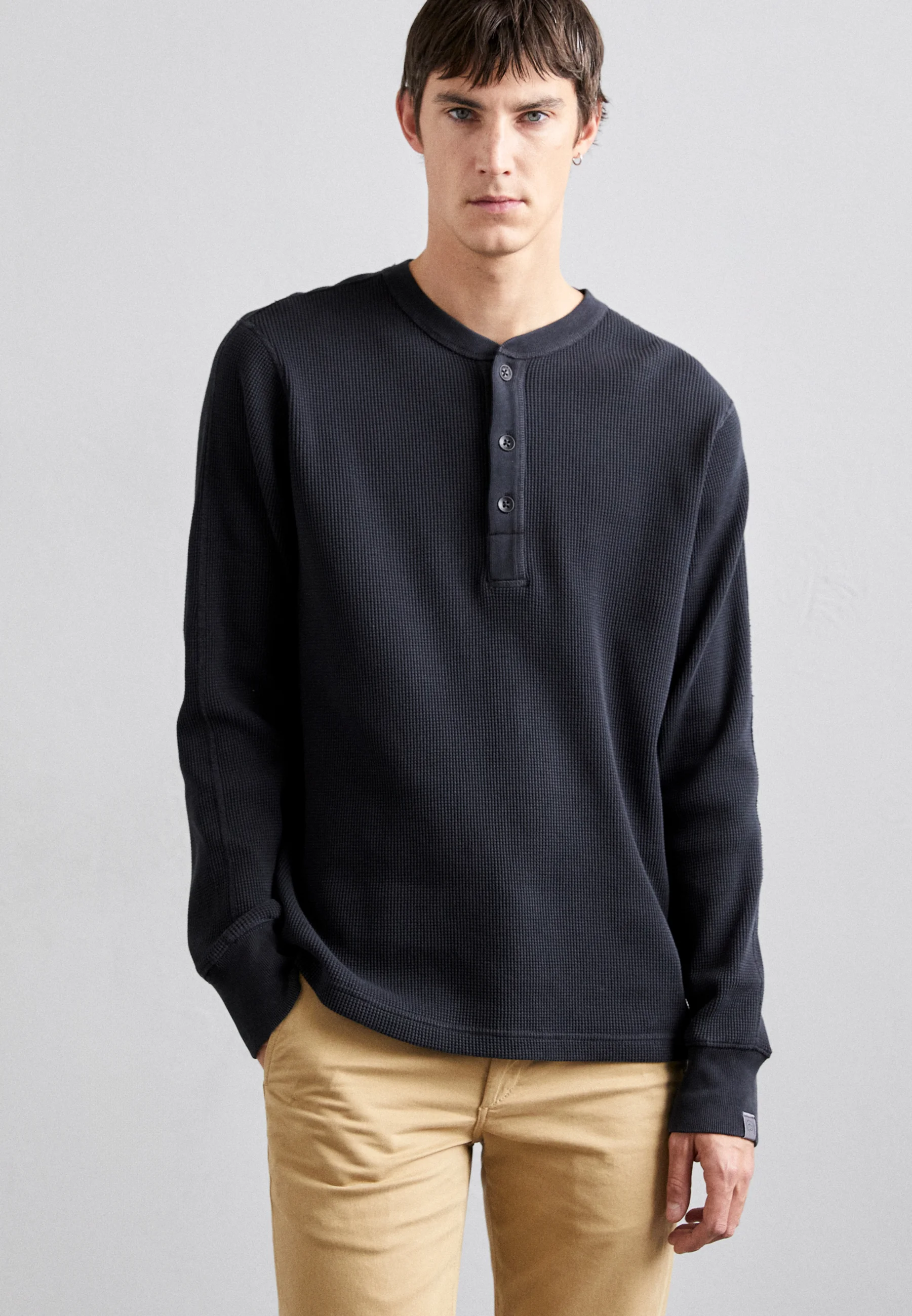 Camiseta de manga larga con estampado de gofres teñidos de Rag & Bone