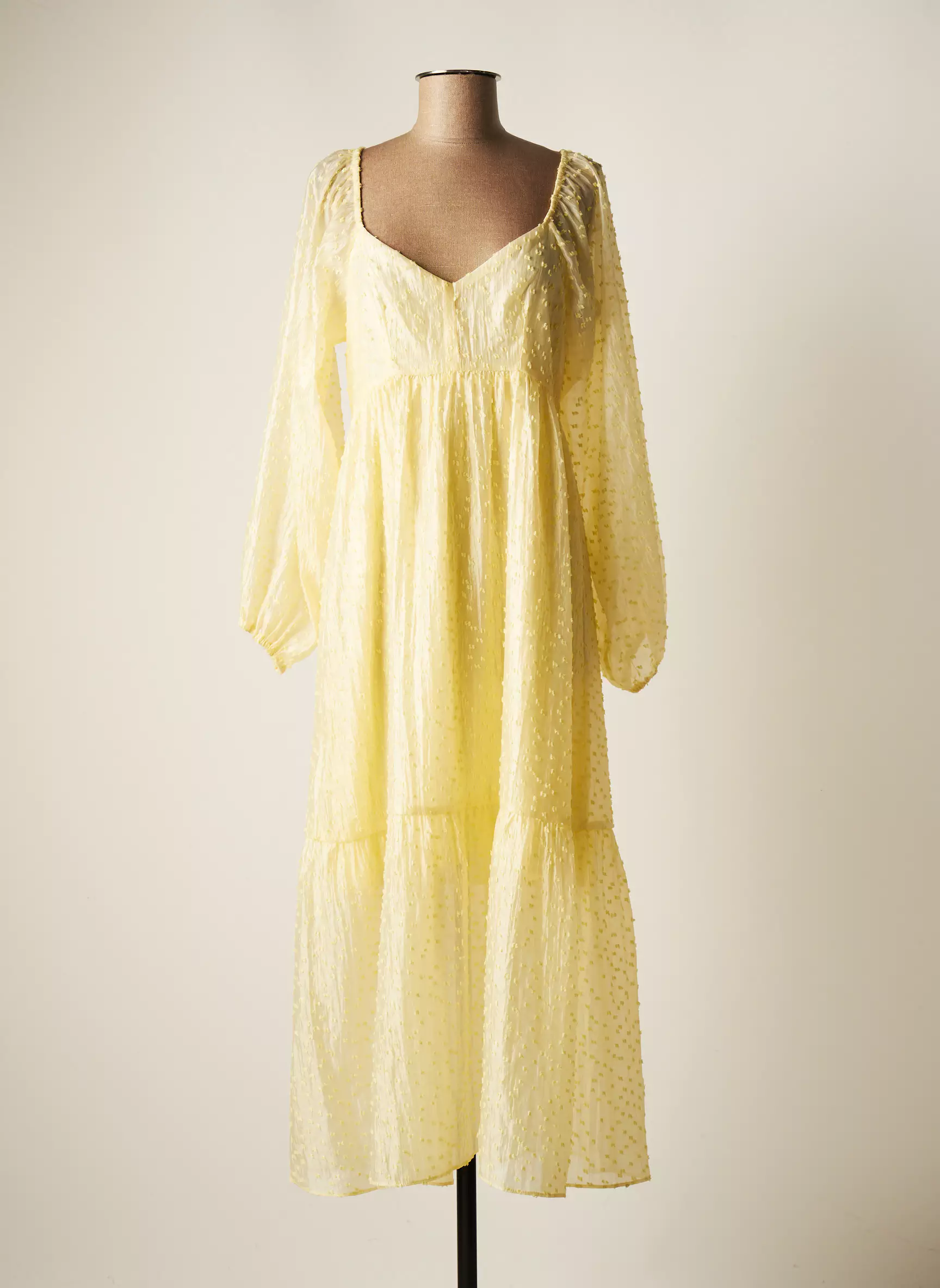 In Wear Robes Longues Femme couleur jaune