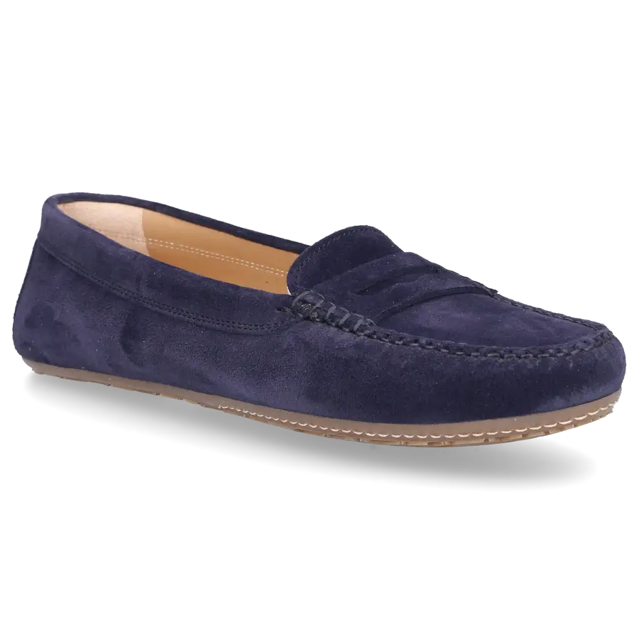 Unützer - Loafer U15000 Veloursleder - blau
