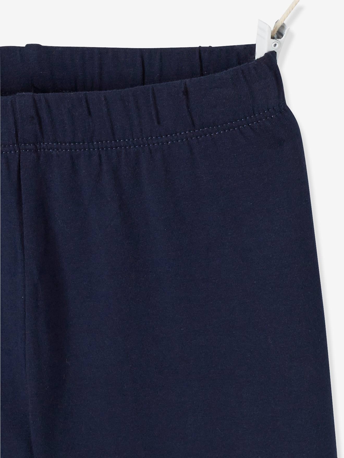 Vertbaudet 3/4-Leggings für Mädchen BASIC Oeko-Tex - weiß