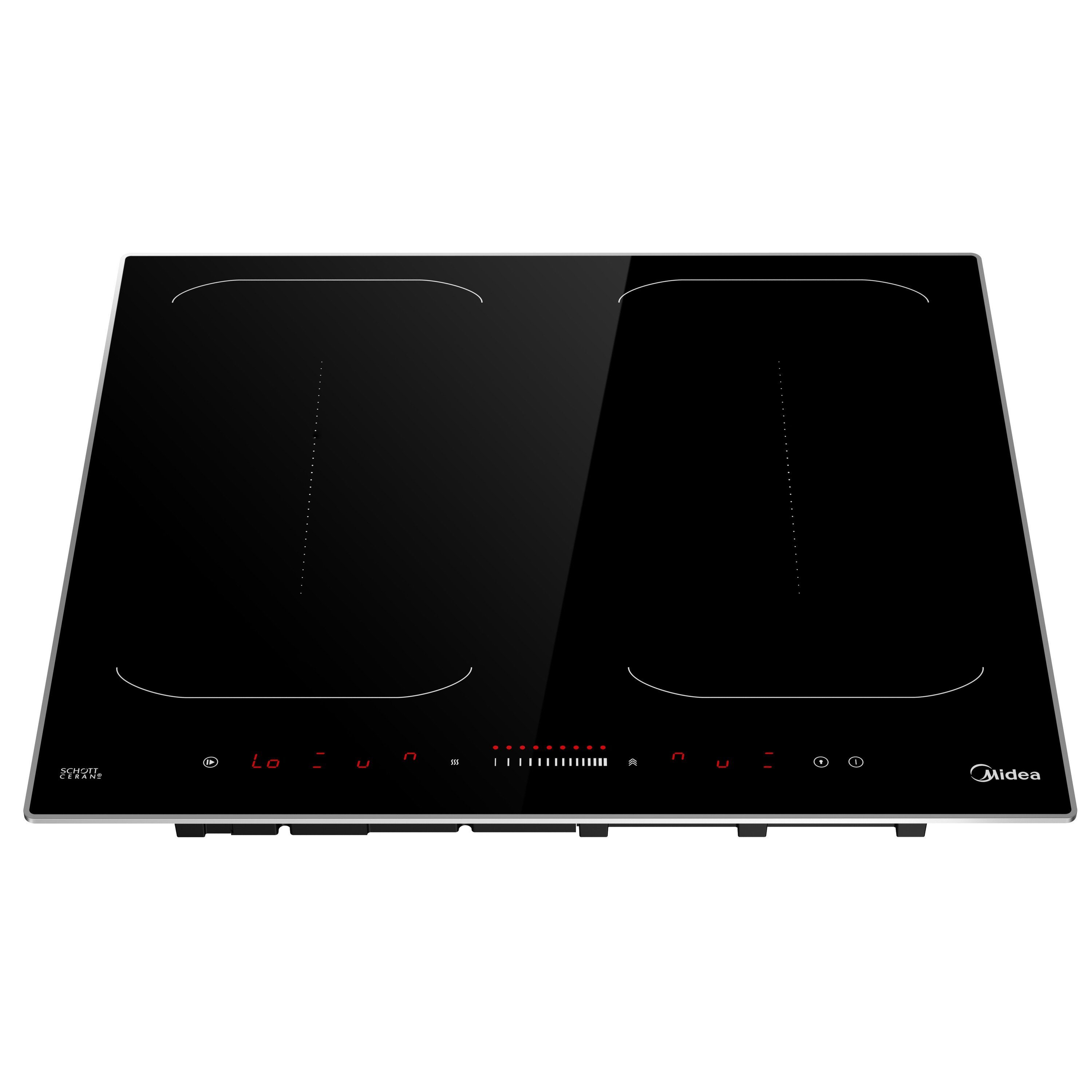 SIEMENS Backofen-Set Kindersicherung mit Midea Induktionskochfeld Booster autark, 60 cm