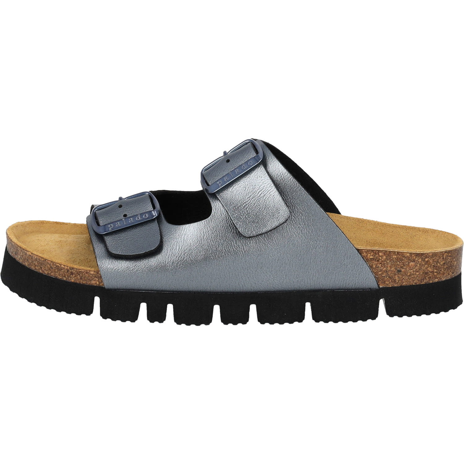 Palado Korfu PL Metallic, Pantoletten, Damen, Anthrazit