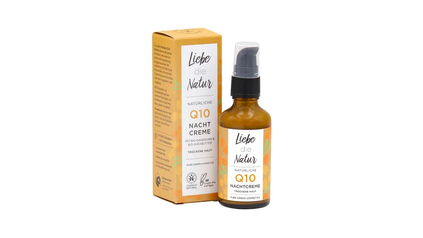 LIEBE DIE NATUR - natürliche Nachtcreme Q10 50 ml