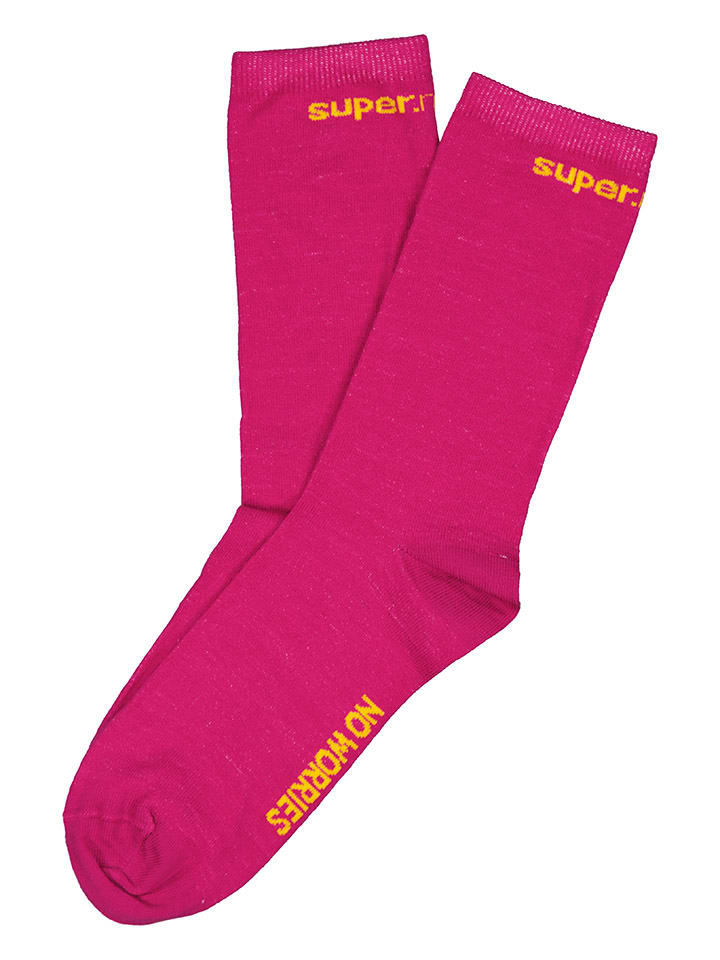 super.natural Socken in Pink günstig kaufen