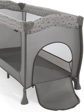 Hauck Baby-Reisebett Sleep N Play, nordic grey, 6-tlg., inkl. Transporttasche