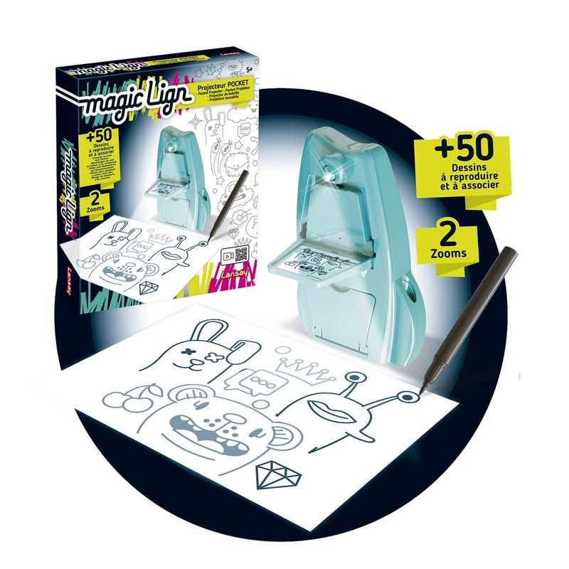 Mini projecteur de dessins Magic lign nomade Lansay