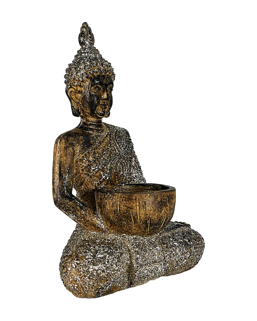 Teelichthalter Buddha