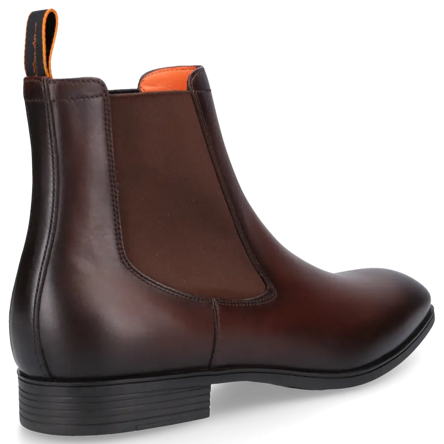 Santoni - Chelsea Boots 13414 Kalbsleder - braun