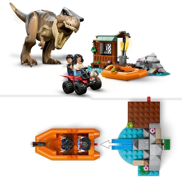 LEGO Jurassic World 76975 T.Rex Rivierontsnapping