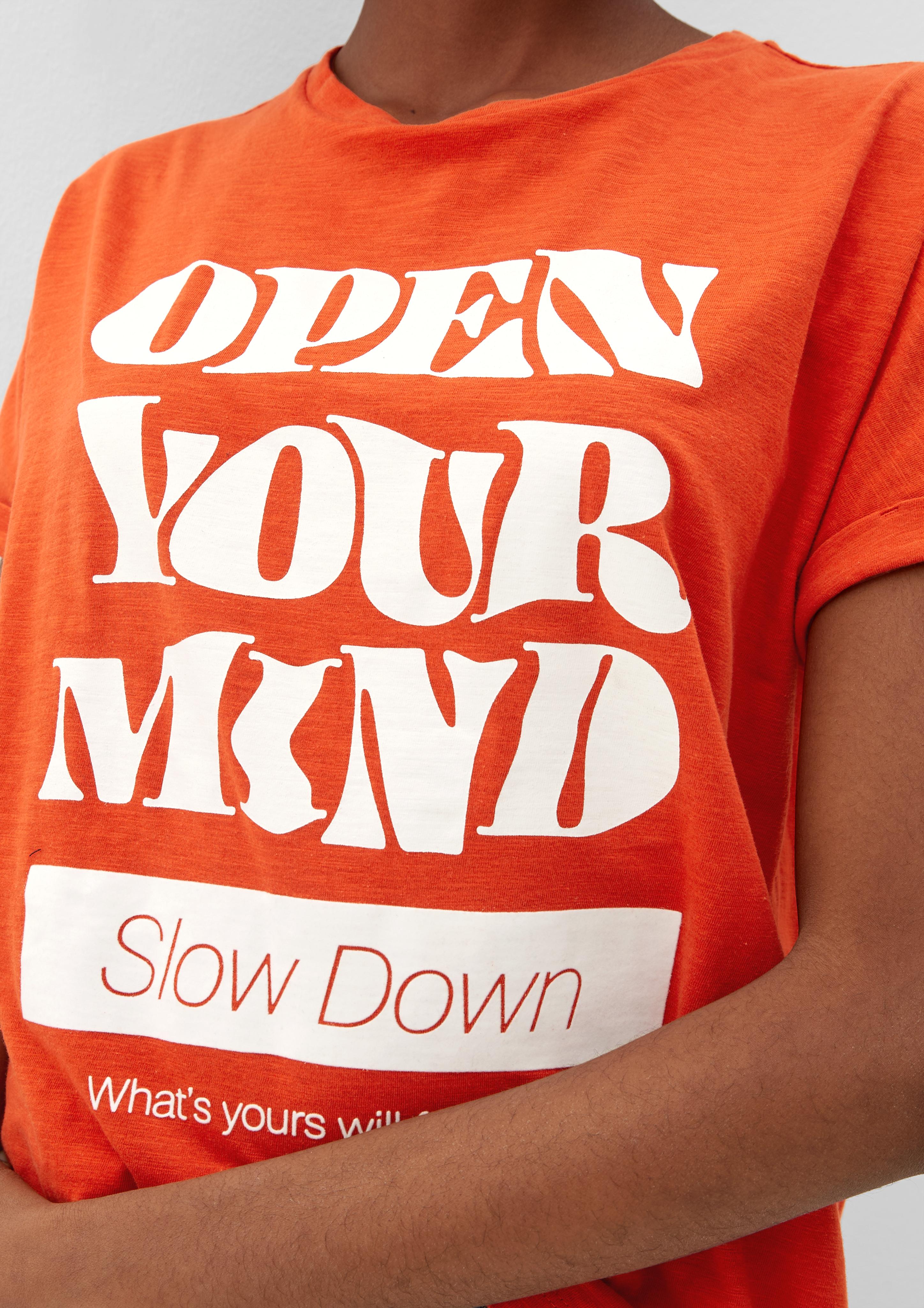 T-Shirt mit Frontprint  2120122-23D0