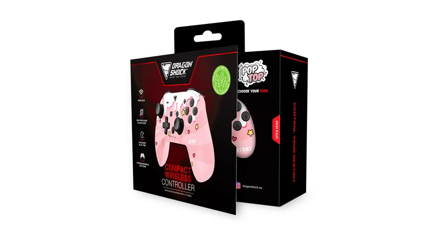 PopTop Compact Wireless Controller für Switch (Sweet Pink)