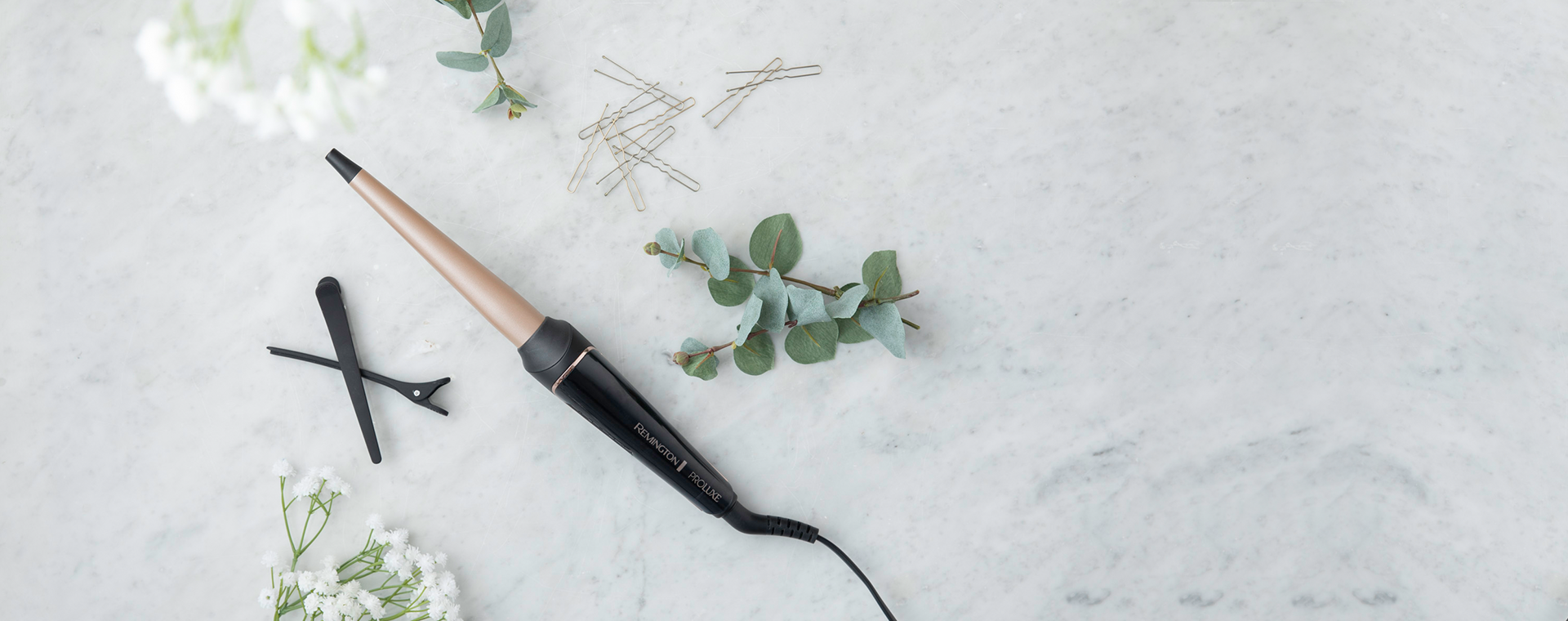PROLuxe Midnight Edition kegelförmiger Lockenstab