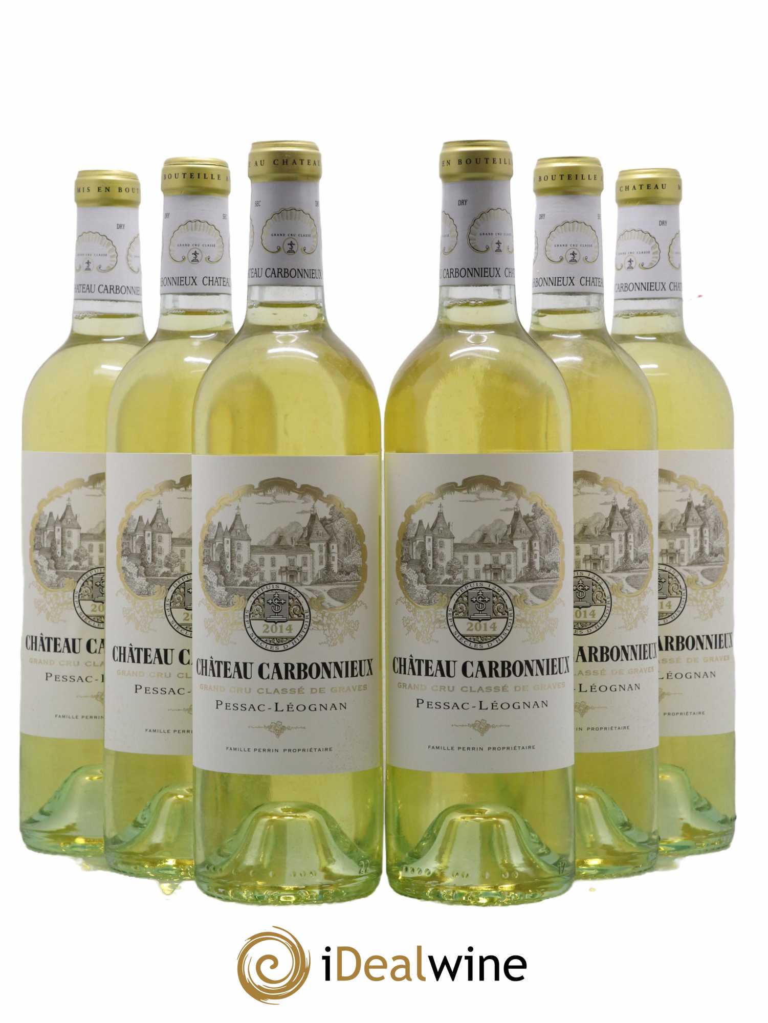 Château Carbonnieux Cru Classé de Graves  2014 - Lot de 6 Bouteilles