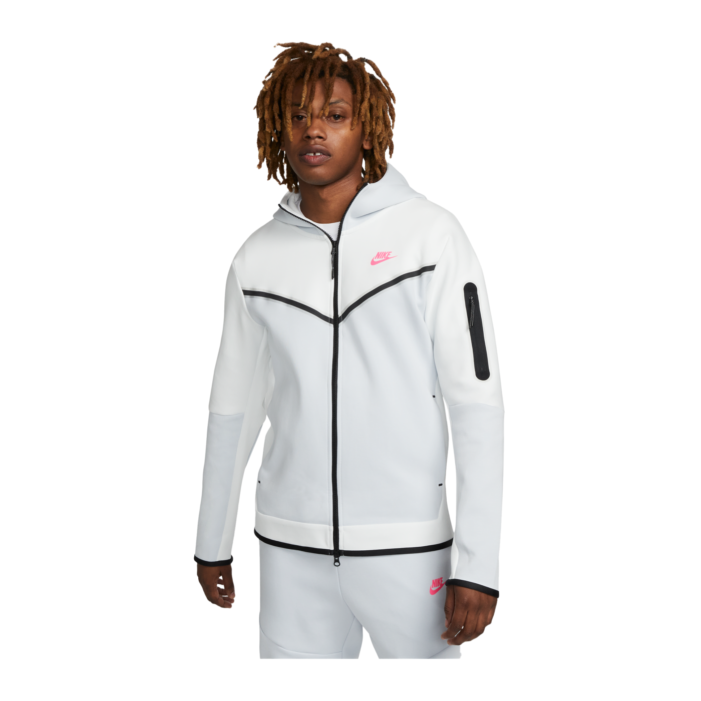 Nike Tech Fleece Kapuzenjacke Weiss F121
