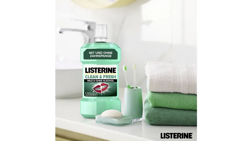 Listerine Mundspülung Clean & Fresh 500 ml