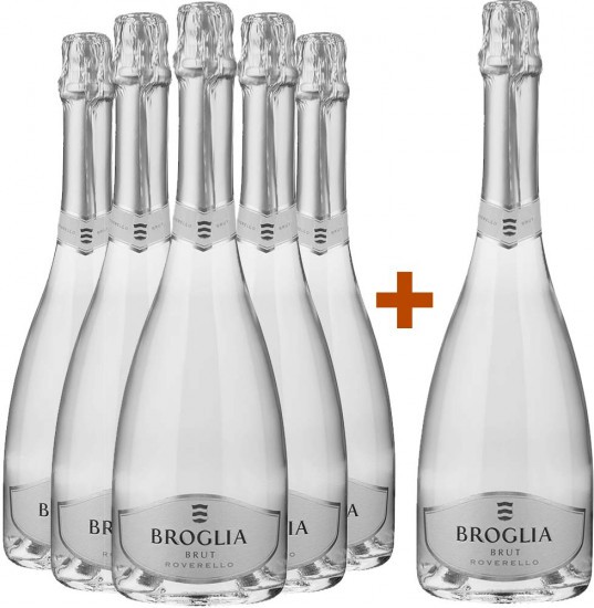 5+1 Paket Roverello Gavi DOCG brut - Broglia