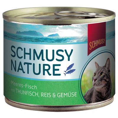 Sparpaket Schmusy Nature Fisch 24 x 185 g