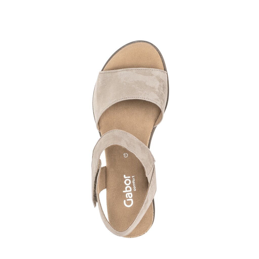 Gabor comfort Keilsandalette beige