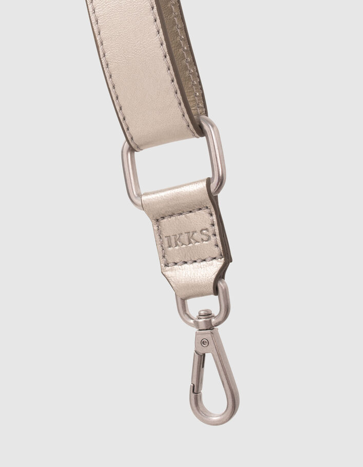 La bandoulière 111 en cuir Silver Femme