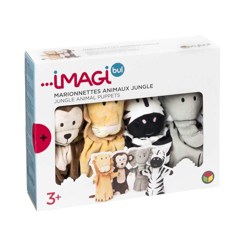 Marionnettes animaux de la jungle Oxybul