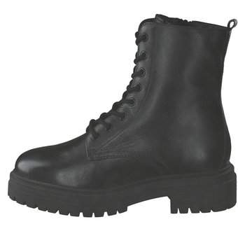 Leone Schnürstiefelette in schwarz