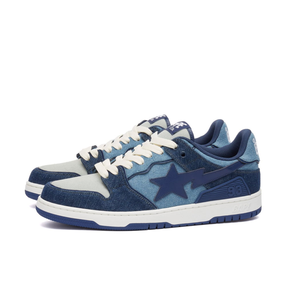 A Bathing Ape SK8 Sta Denim 001FWJ301022I-IND / blau