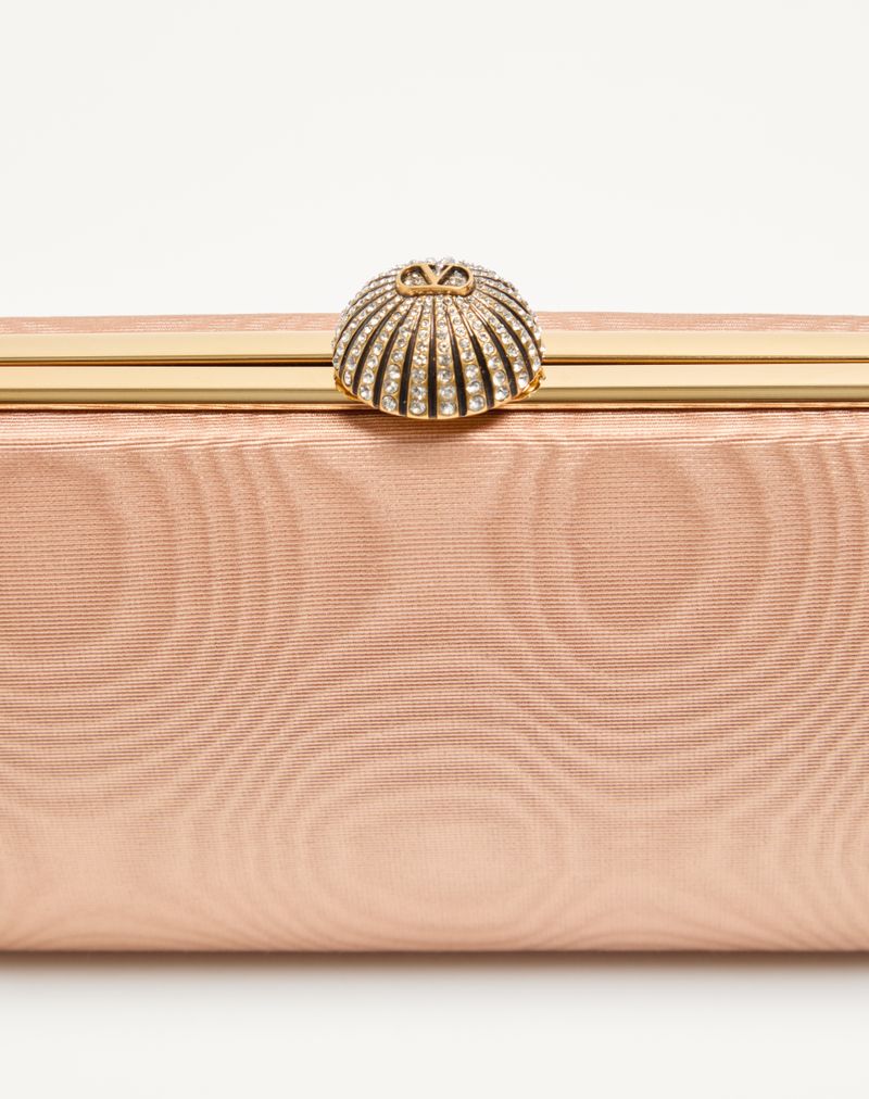Valentino Garavani Carry Secrets Tecido Moiré Minaudiere